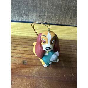 Grolier Disney Lady Porcelain Treasures Ornament In Box